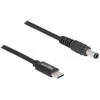 Delock Notebook Ladekabel USB Type-C Stecker zu 5,5 x 2,1 mm Stecker
