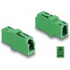 Adapteris AV Delock DeLOCK 87984 adapter światłowodowy LC/APC Žalias