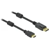 KABELIS DISPLAYPORT(M) V1.2A->HDMI(M) 10M 4K JUODA DELOCK