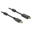 DeLOCK pasyvus DisplayPort 1.2 į HDMI kabelis 4K 30 Hz 7 m, 7 m, HDMI Type A (standartinis), DisplayPort, kištukas, kištukas, tiesus