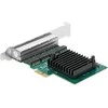 Delock PCI Express x1 Netzwerkkarte Gigabit LAN 4 x RJ45 RTL8111