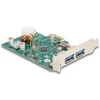 Delock PCI Express x1 Karte zu 1 x extern USB Type-C Buchse PD 30 W + 2 x extern USB Typ-A Buchse USB 5 Gbps