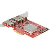 Kontroler Delock PCIe 3.0 x4 - 2x USB-C + 2x USB 3.2 Gen 2 (89041)