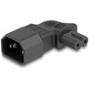 Delock DeLOCK 80473 mova / adapteris IEC 60320 C14 IEC 60320 C7 Juoda