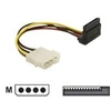 DELOCK Adaptor Power SATA HDD 90 Grad zu 4pin/St