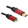 DELOCK kabelis USB 3.0 raudonas A > mikro-B 1,0m