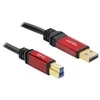 „Delock“ kabelis USB 3.0 A tipo kištukas > USB 3.0 B tipo kištukas 3 m Premium