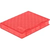 Delock 18370 - Cover - Plastic - Raudona - 2.5" - 80 mm - 105 mm