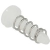 Delock Push rivet - Plastic - Baltas - Electronics - Flat head - 6.3 mm
