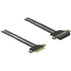 Delock PCIe x4, 0.3m, Juodas (85768)