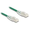Delock Delock RJ45 tinklo kabelis Cat.6A kištukas-kištukas su išlenktu fiksavimo antgaliu U/FTP Slim 3 m žalias