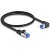 DeLOCK 80221 kabelis sieciowy Juodas 0,5 m Cat6a S/FTP (S-STP)