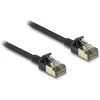 Delock RJ45 tinklo kabelis Cat.8.1 F/FTP Slim Pro 5 m juodas