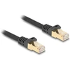 Delock Delock RJ45 Netzwerkkabel mit Geflechtmantel Cat.6A S/FTP Stecker zu Stecker 10 m juodas
