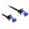 Delock Delock - Patch-Kabelis - RJ-45 (M) zu RJ-45 (M) - 1 m - 4.5 mm - S/FTP - CAT 6a - halogenfrei, be Haken - Juodas