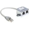 Delock DELOCK Adapteris RJ45 Port Dopleris 1xSt->2xBu 1xEthernet 1xISDN - 65441