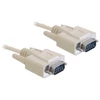 Delock Kabelis RS-232 Seriell Sub-D9 Stecker / Stecker 3 m