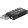 Delock SuperSpeed USB kortelių skaitytuvas, skirtas CF/SD/MicroSD/MS/M2/xD