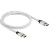 Delock Ultra High Speed HDMI kabelis 48 Gbps 8K 60 Hz sidabrinis 1 m sertifikuotas