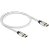 Delock Ultra High Speed HDMI kabelis 48 Gbps 8K 60 Hz sidabrinis 0,5 m sertifikuotas
