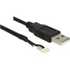 Delock Anschlusskabel USB 2.0 A Stecker > 5 pin Kamera Stecker V5 1,5 m