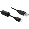 DELOCK kabelis USB2.0-A kištukas prie USB-micro B kištuko 1m