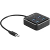 Delock USB 3.2 Gen 2 USB Type-C Hub su 4 x USB Type-A motele – 10 Gbps