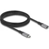 Kabelis USB Delock USB-C - USB-C 2 m Juodas (81202)