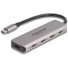 Delock - Hub - 5 Gbps, with USB-C connector - 4 x USB-C 3.2 Gen 1 - Desktop (64238)