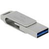STICK DELOCK USB 3.2 Gen 1 USB-C + Typ-A Speicherstick 64GB - Metallgehuse