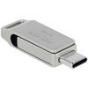 STICK DELOCK USB 3.2 Gen 1 USB-C + Typ-A Speicherstick 64GB - Metallgehuse