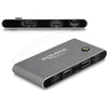Delock USB-C™ KVM Switch zu DisplayPort 8K 30 Hz mit USB 2.0