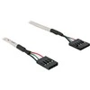 Delock kabelio USB kaiščio antraštė 4 kontaktų / 5 kontaktų lizdas-lizdas 50 cm