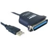 Kabelis USB Delock USB-A - 0.8 m Juodas (82001)