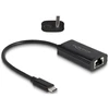 Karta jungiama į tinklą Delock - Karta jungiama į tinklą - Thunderbolt 3 - Gigabit Ethernet x 1 - juoda (61026)