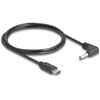 DeLOCK USB C tipo maitinimo laidas į nuolatinės srovės 3,5 x 1,35 mm kištuką, kampinis, 1,5 m, 1,5 m, USB C, 3,5 x 1,35 mm, 5 V, 1 A