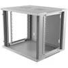 Deltaco 19-5409W, Prie sienos montuojama lentyna, 9U, 50 kg, 14,5kg, Balta