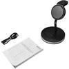 3-in-1 magnetinis belaidis įkroviklis DELTACO, telefonas/TWS/laikrodis, LED lemputė / QI-1041