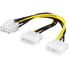 Goobay Adapterio kabelis DELTACO 4 kontaktų iki 8 kontaktų, 30 cm / SSI-62