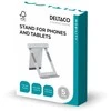 Sulankstomas planšečių ir telefonų stovas DELTACO, aliuminis / ARM-0516