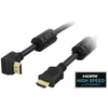 DELTACO kampuotas HDMI kabelis, HDMI High Speed su Ethernet, 0,5 m, juodas
