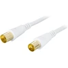 Goobay Kabelis DELTACO TV antenos, 75 Ohm, 2m, baltas / AN-102
