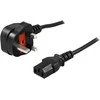 DELTACO kabelis UK, BS 1363-IEC C13, 10A, 2M, juodas DEL-109UK-10