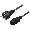 DELTACO kabelis , 16A, CEE 7/7 - IEC C19, 5m DEL-111T