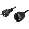DELTACO kabelis CEE 7/7 į CEE 7/4 (Schuko) , 5m juodas DEL-112T