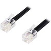 Deltaco Modulinis kabelis 4P4C(RJ9/RJ10/RJ22) 2m, juodas