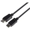 DisplayPort kabelis DELTACO 1m, 8K, DP 1.4, DSC 1.2, LSZH, juodas / DP8K-1010-LSZH