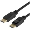 DisplayPort DP1.4 lankstus kabelis DELTACO, 1M, juodas / DP-1010D-FLEX / 1903047