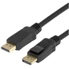 DisplayPort DP1.4 lankstus kabelis DELTACO, 4M, juodas / DP-1040D-FLEX / 1903050