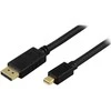 Kabelis DELTACO DisplayPort į Mini DisplayPort, Full HD 60Hz, 4.96 Gb/s, juodas, 5.0m / DP-1151